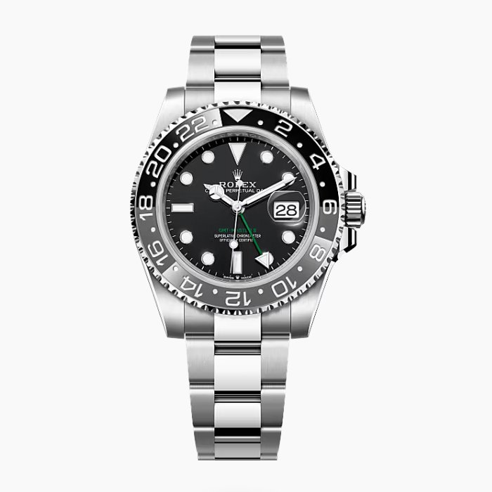 2025 Rolex 2025 Rolex GMT-Master II “Bruce Wayne” (Oyster, black/grey) ref 126710GRNR-0004