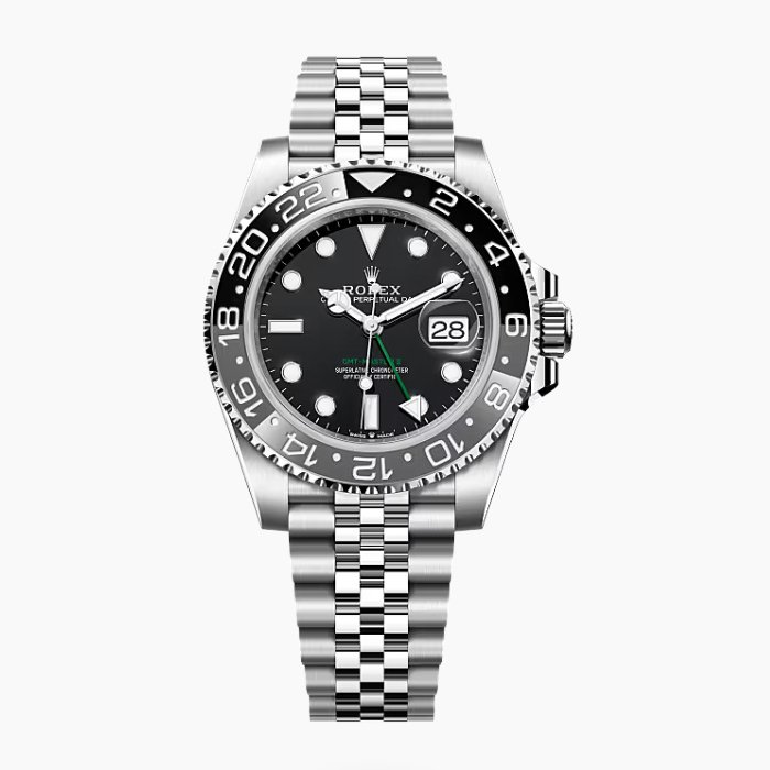 2025 Rolex 2025 Rolex GMT-Master II “Bruce Wayne” (Jubilee, black/grey) ref 126710GRNR-0003