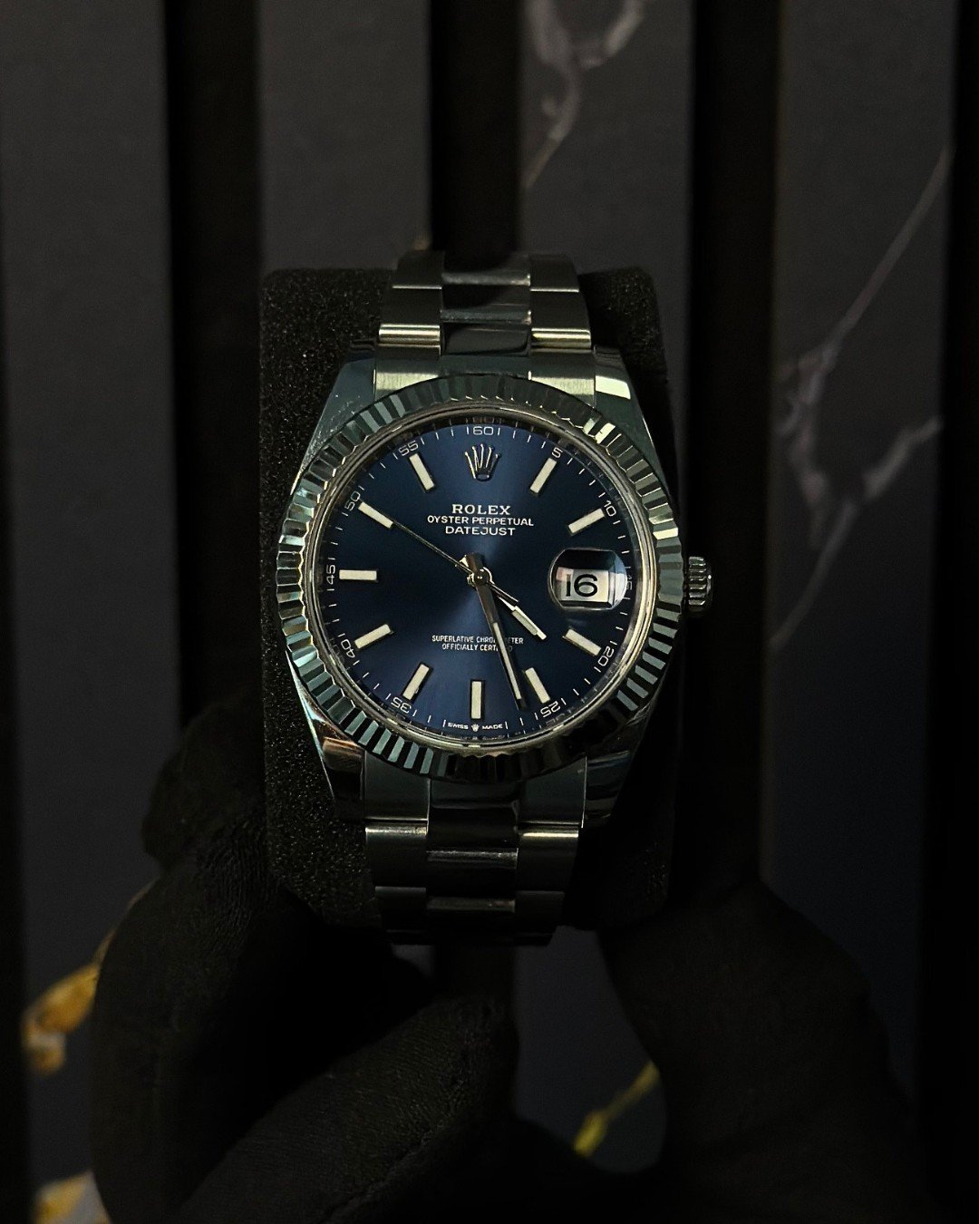 2022 Rolex Datejust 41 Blue Dial 126334 (Oyster)
